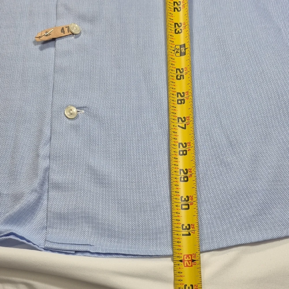 Eton Sky Blue Dress Shirt for Men - Picture 3 of 12